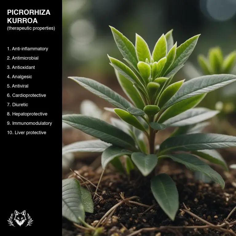 properties of Picrorhiza kurroa