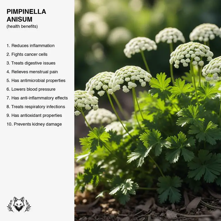 benefits of Pimpinella anisum