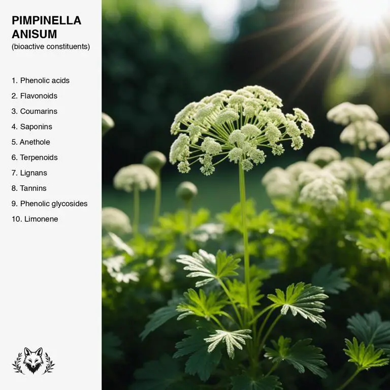 constituents of Pimpinella anisum