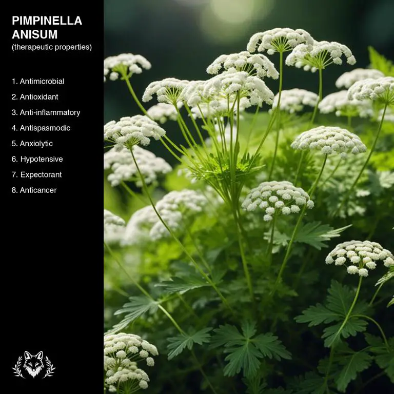 properties of Pimpinella anisum