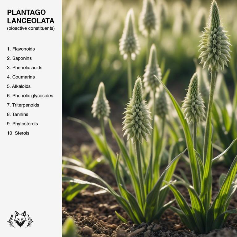 constituents of Plantago lanceolata