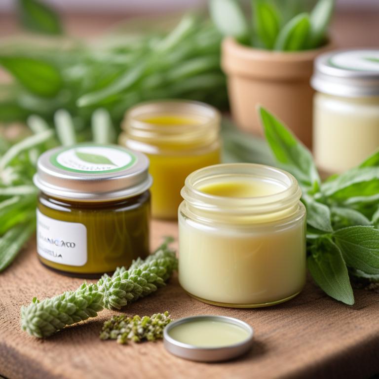 salve made with Plantago lanceolata