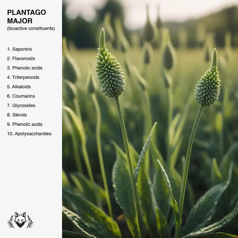 constituents of Plantago major