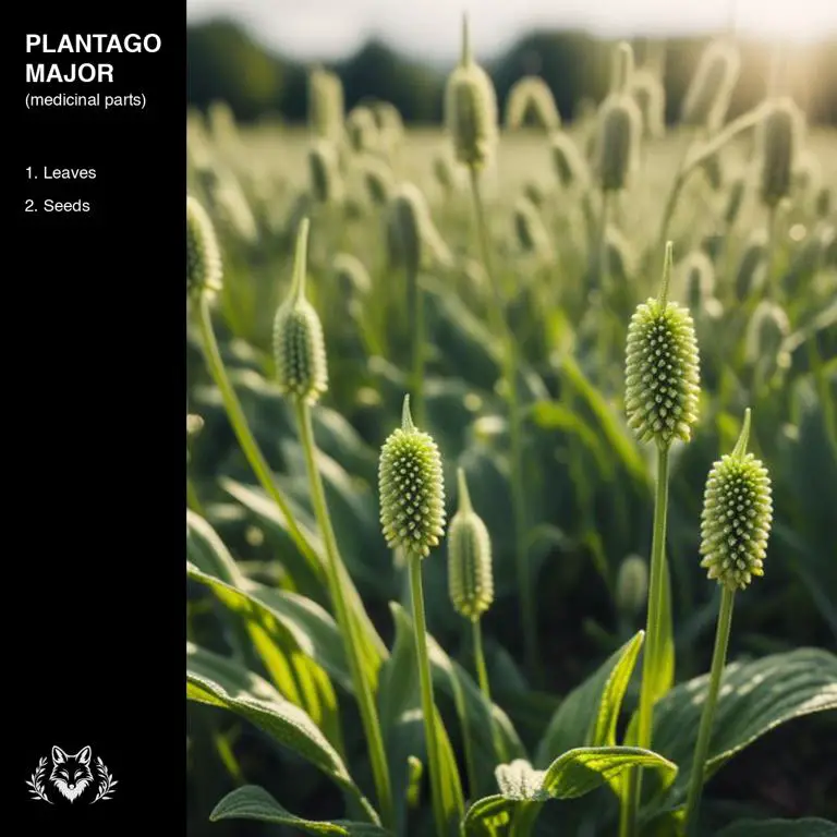 parts of Plantago major