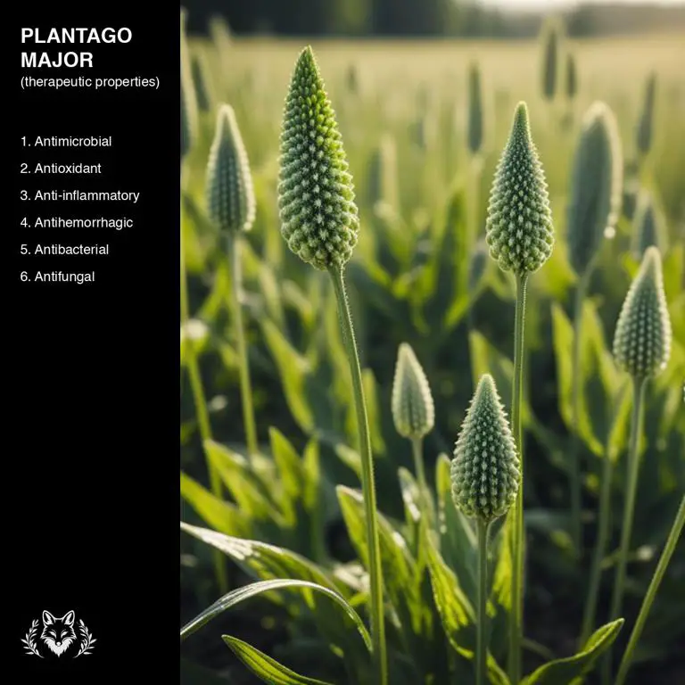 properties of Plantago major