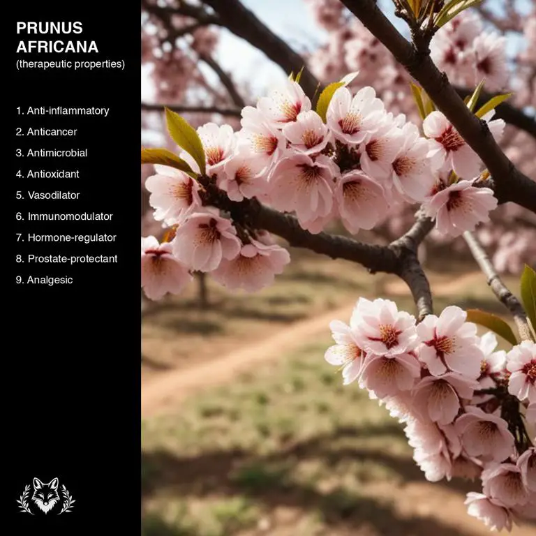 properties of Prunus africana