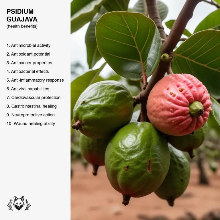 benefits of Psidium guajava