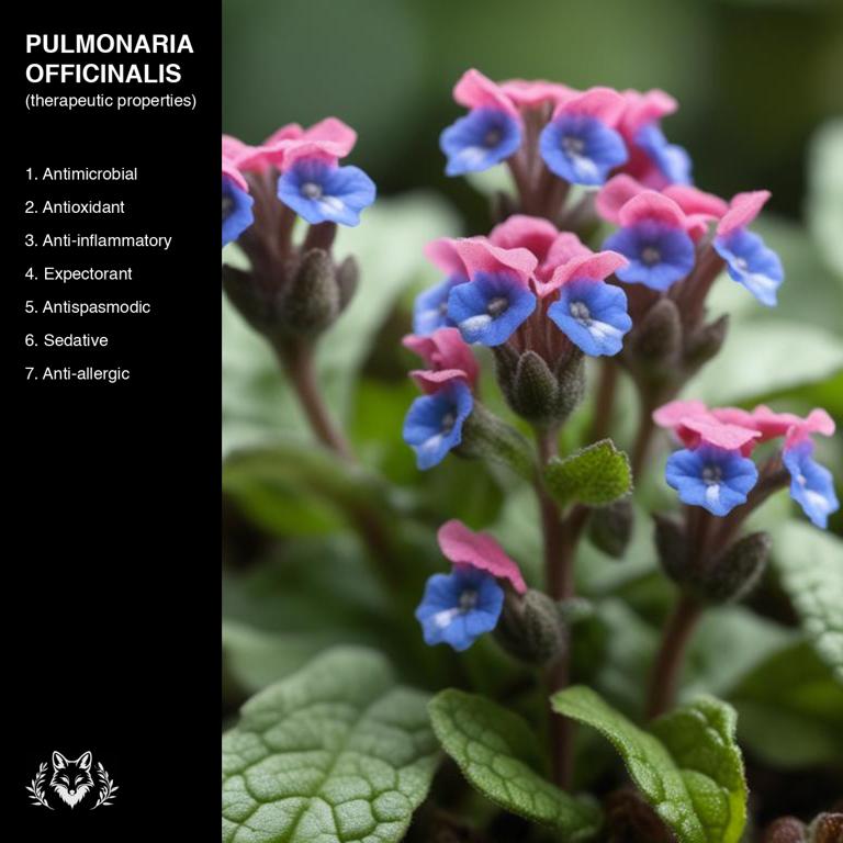 properties of Pulmonaria officinalis