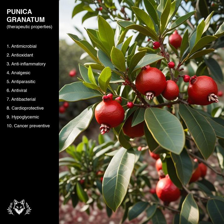 properties of Punica granatum