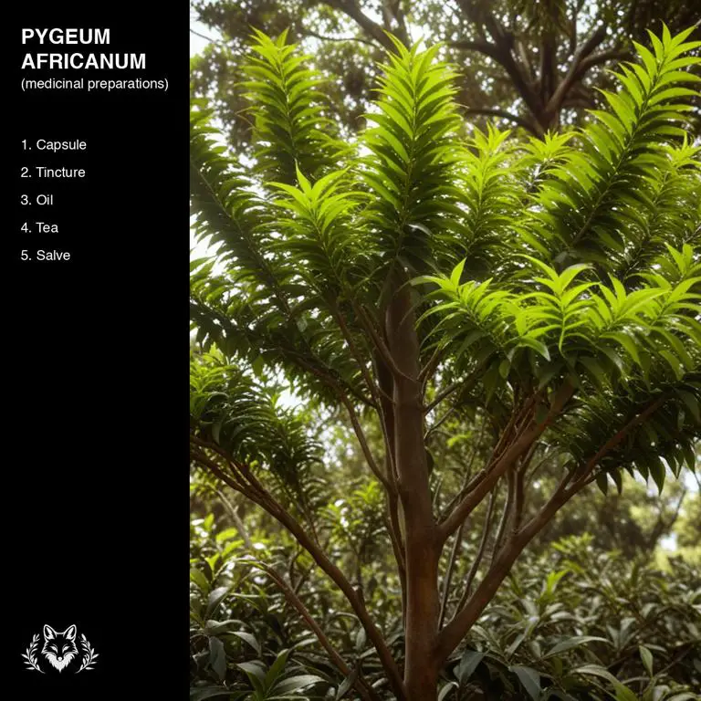 preparations of Pygeum africanum