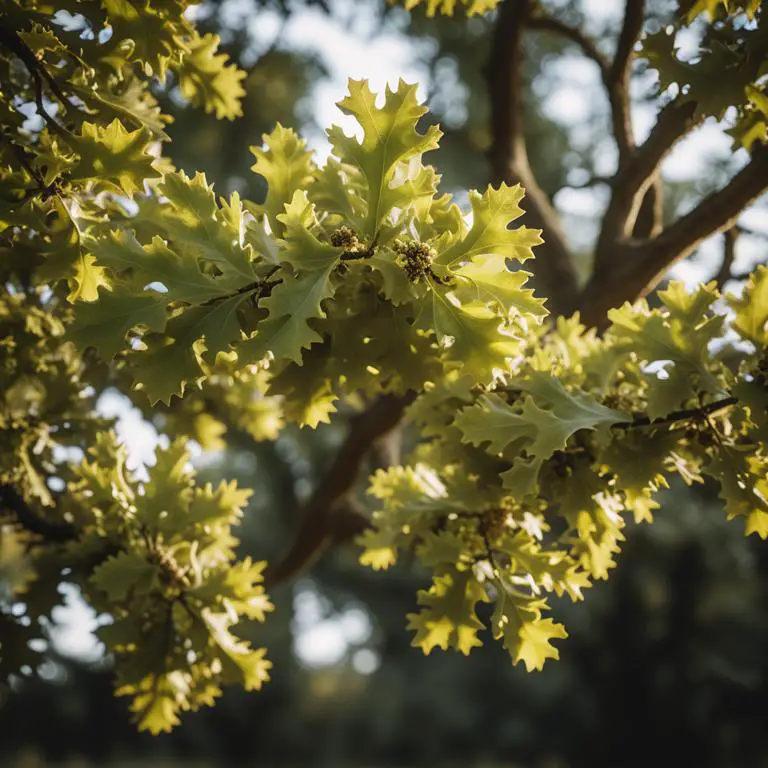 Quercus robur plant