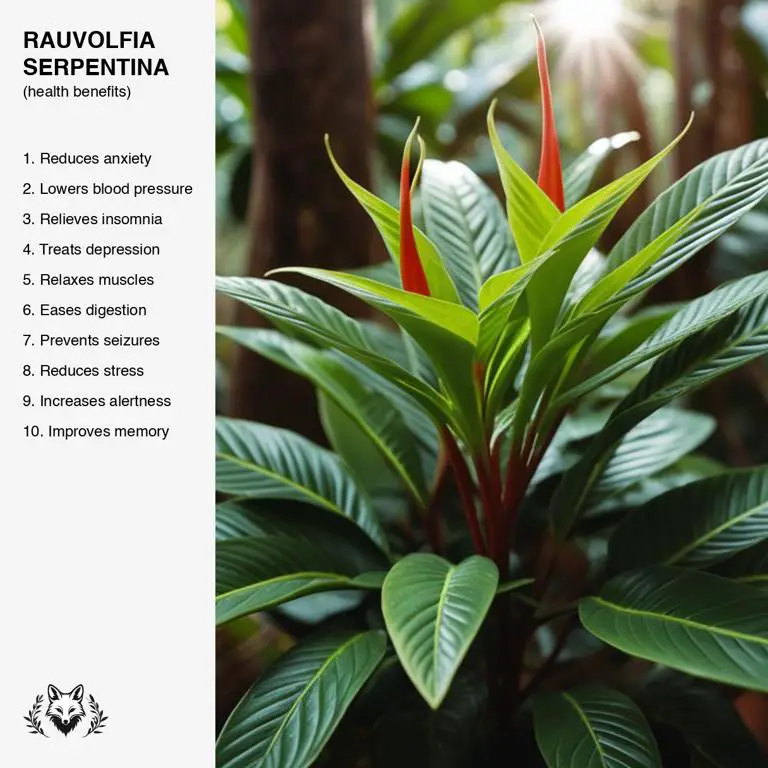 benefits of Rauvolfia serpentina