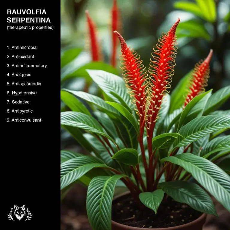 properties of Rauvolfia serpentina