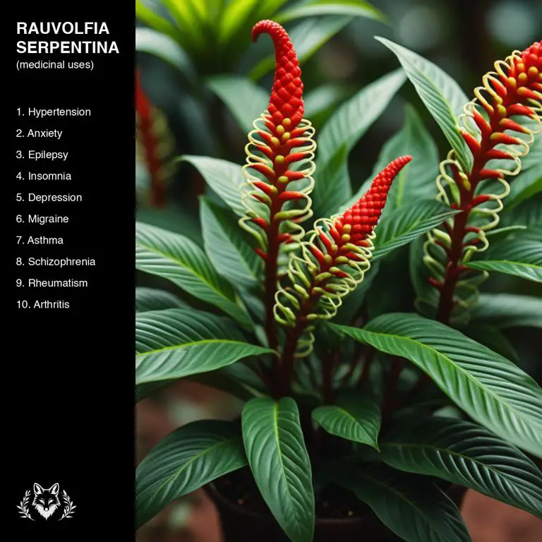 uses of Rauvolfia serpentina