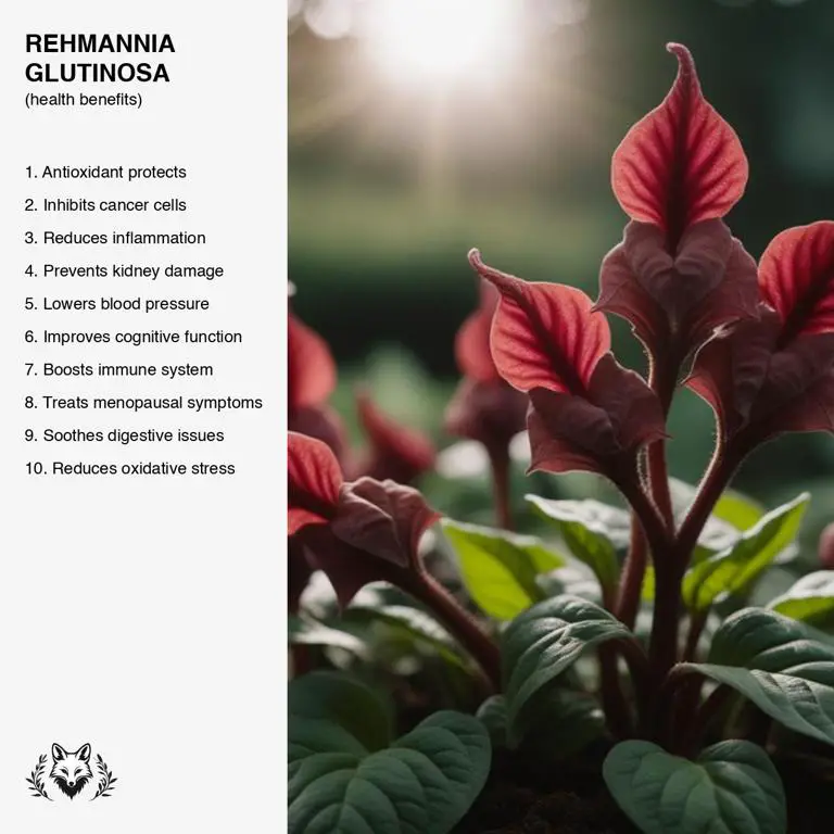 benefits of Rehmannia glutinosa