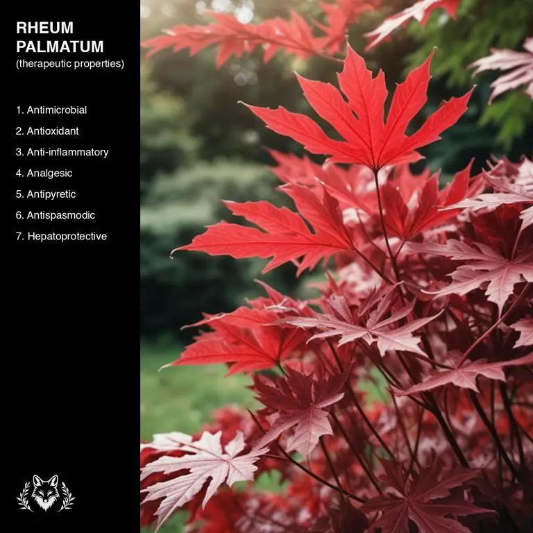 properties of Rheum palmatum