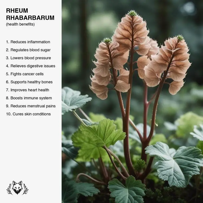 benefits of Rheum rhabarbarum