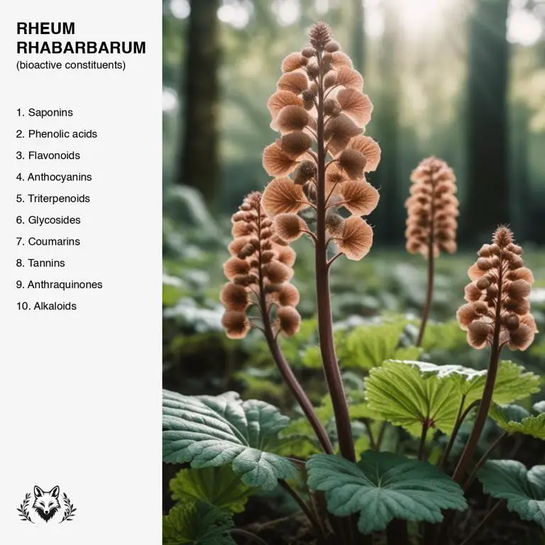 constituents of Rheum rhabarbarum