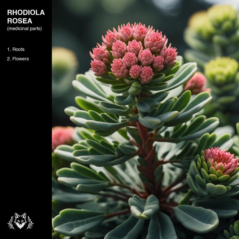 parts of Rhodiola rosea