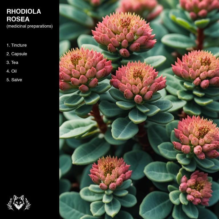 preparations of Rhodiola rosea