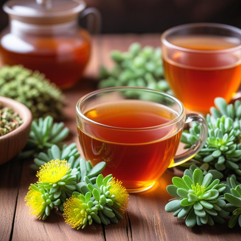 tea made with Rhodiola rosea