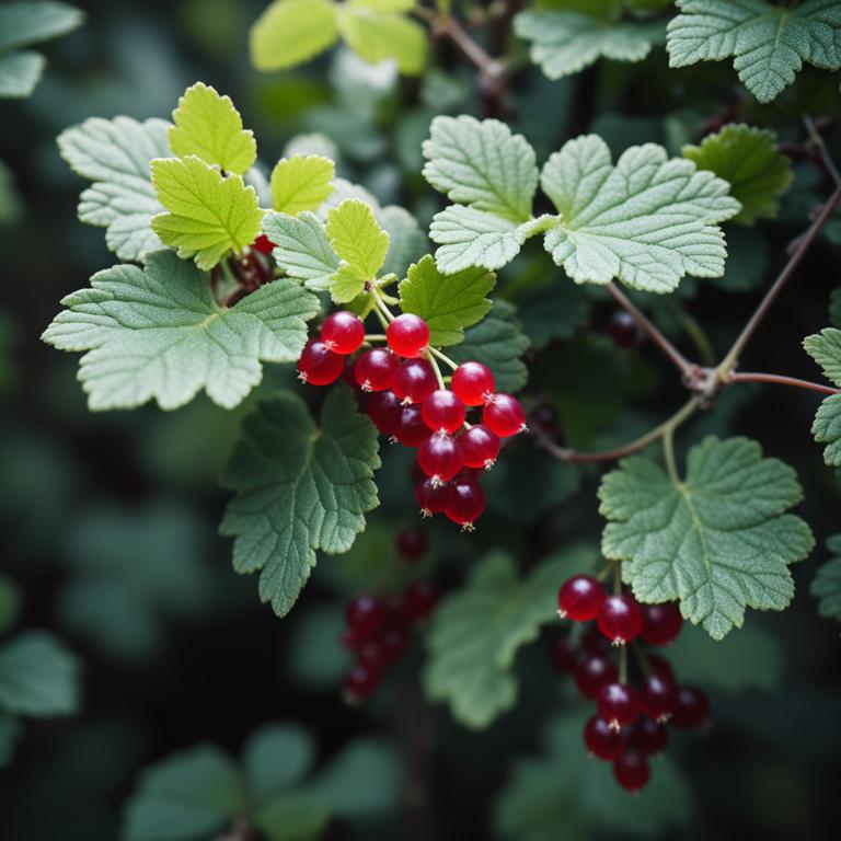 Ribes nigrum plant