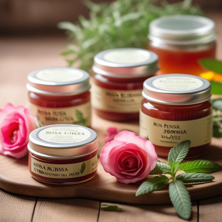 salve made with Rosa rubiginosa