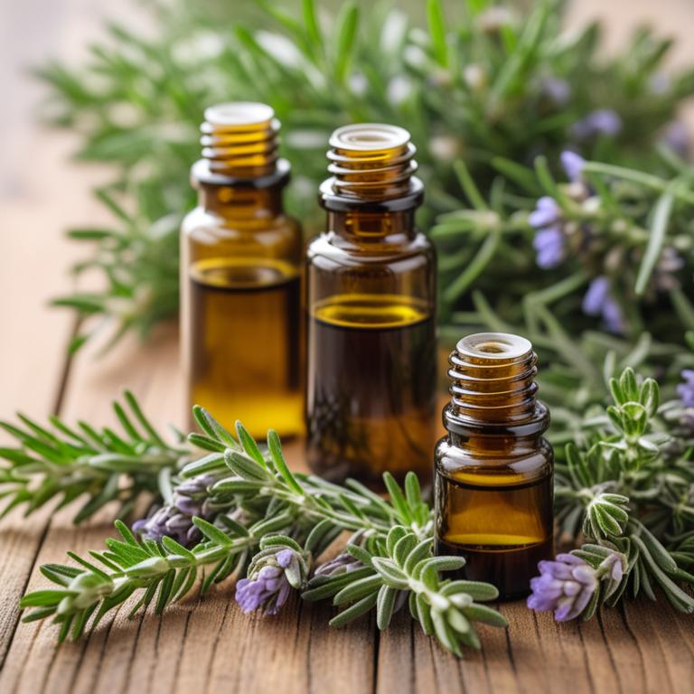 essential oil made with Rosmarinus officinalis