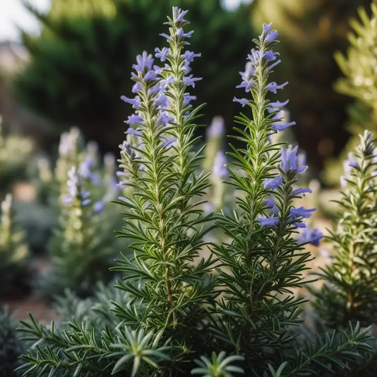 Rosmarinus officinalis plant