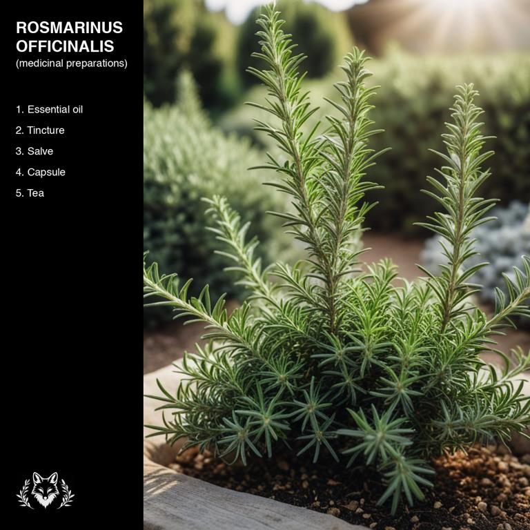 preparations of Rosmarinus officinalis