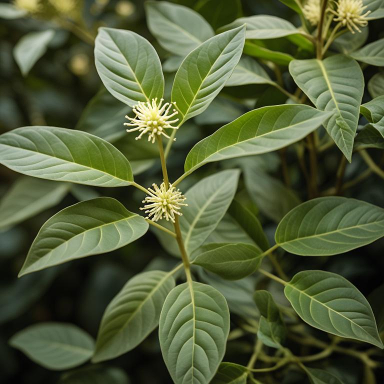 Rubia cordifolia plant