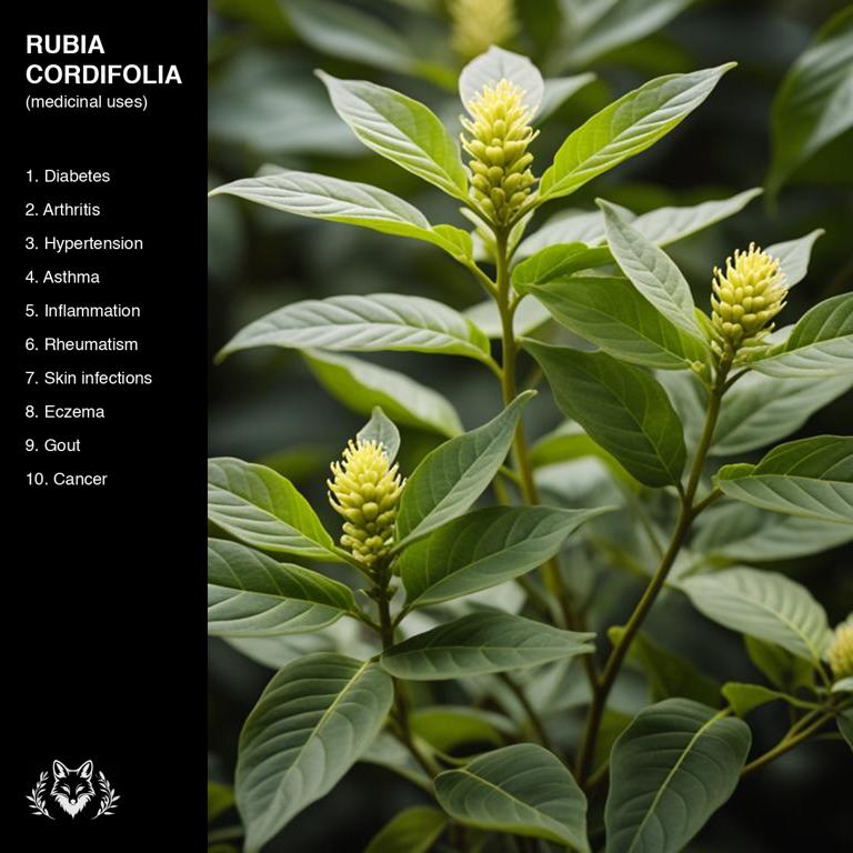 uses of Rubia cordifolia