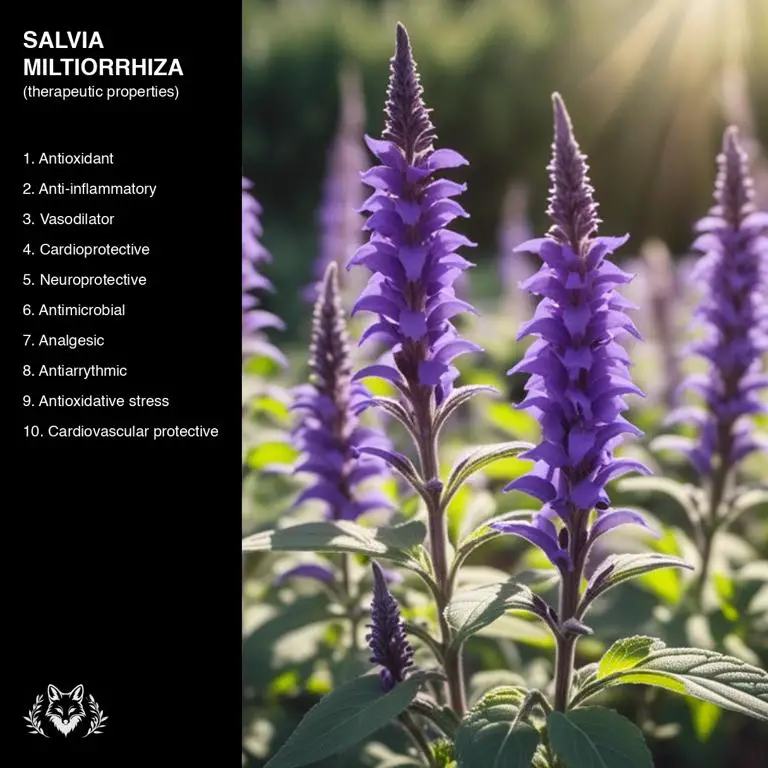 properties of Salvia miltiorrhiza