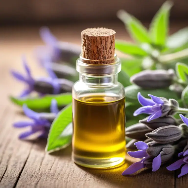 essential oil made with Salvia officinalis