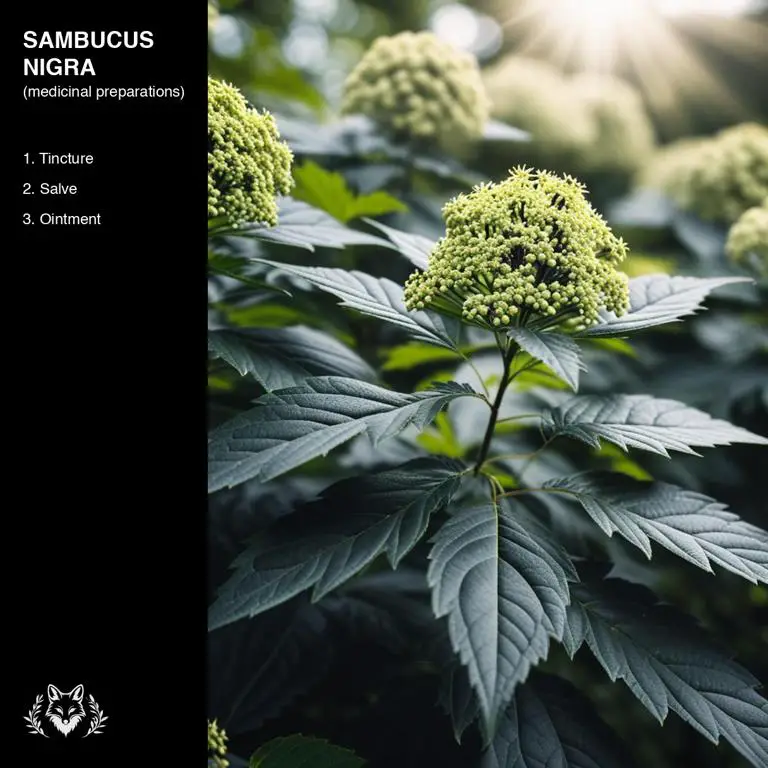 preparations of Sambucus nigra