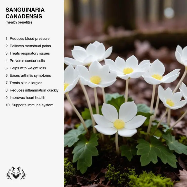 benefits of Sanguinaria canadensis