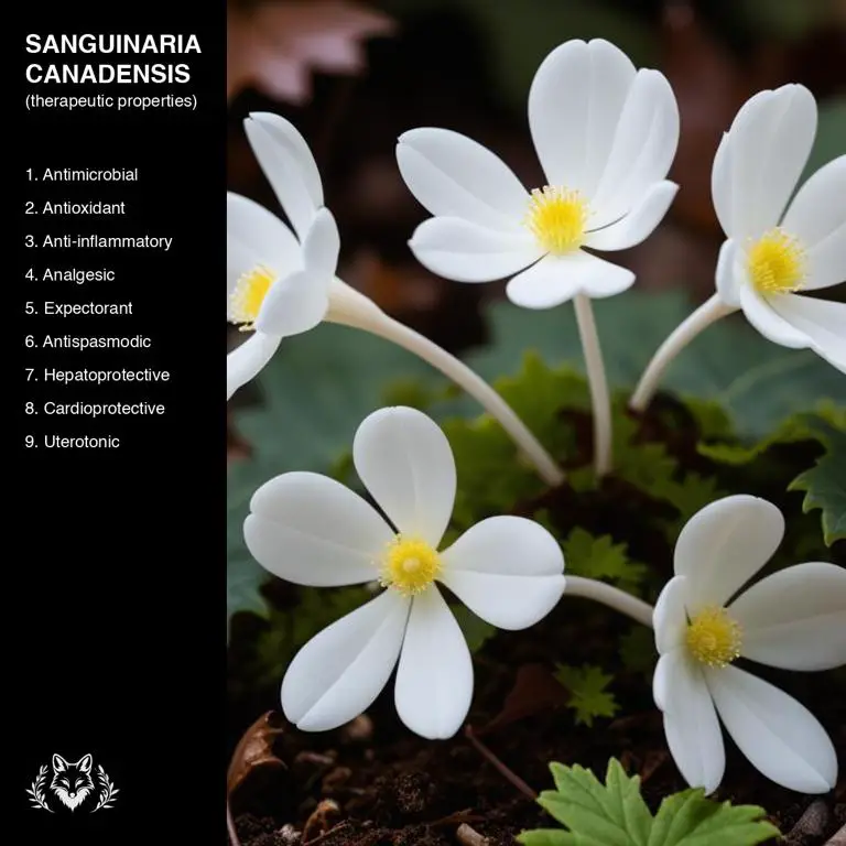 properties of Sanguinaria canadensis