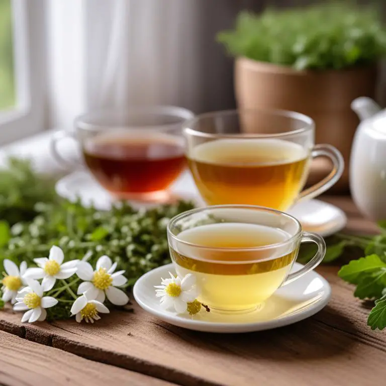 tea made with Sanguinaria canadensis