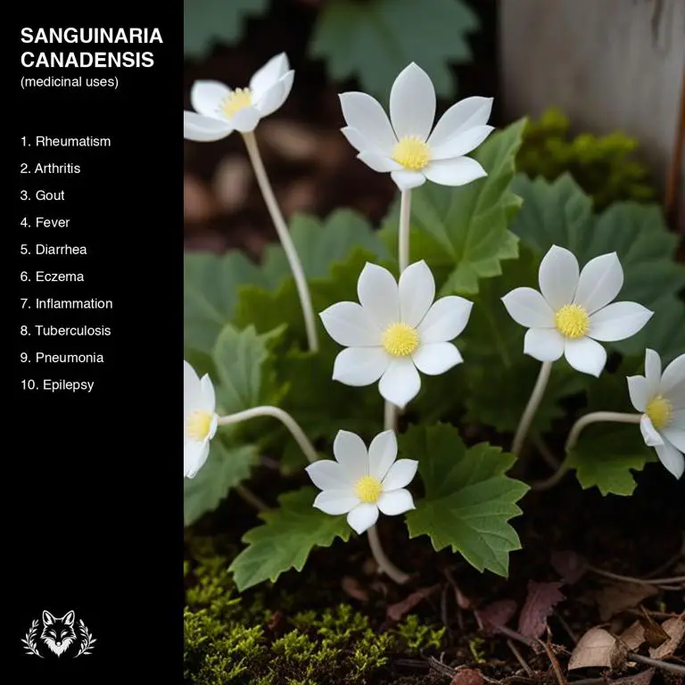 uses of Sanguinaria canadensis