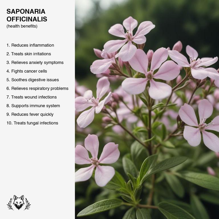 benefits of Saponaria officinalis