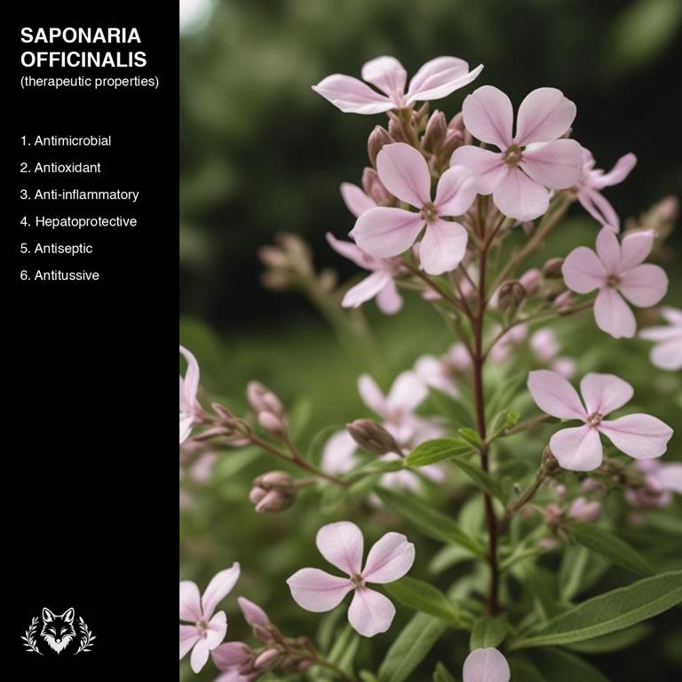 properties of Saponaria officinalis