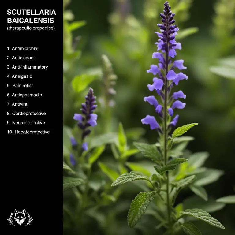 properties of Scutellaria baicalensis