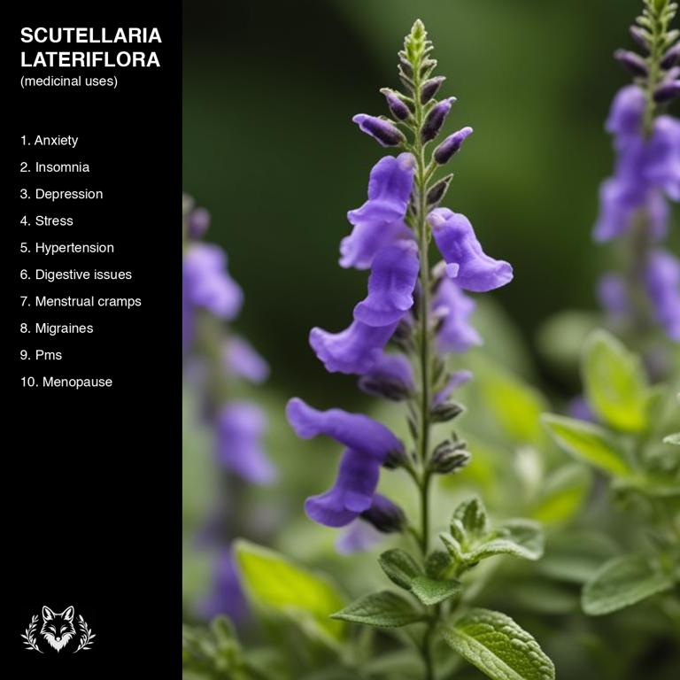 uses of Scutellaria lateriflora