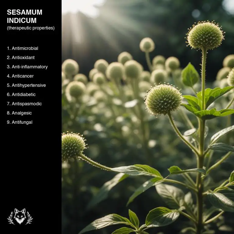 properties of Sesamum indicum