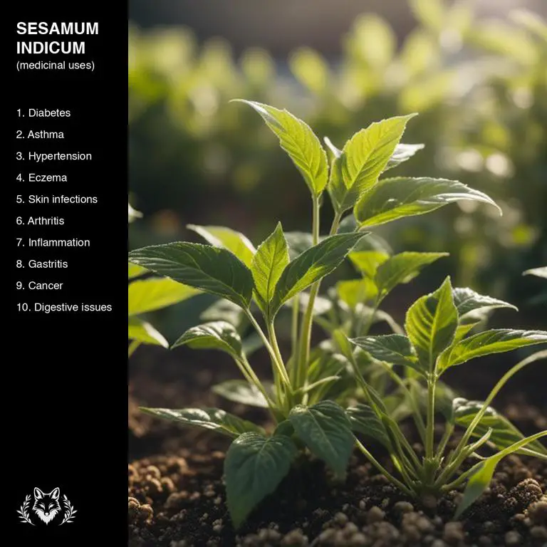 uses of Sesamum indicum