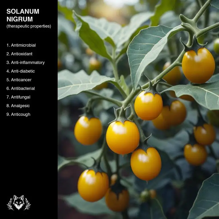 properties of Solanum nigrum