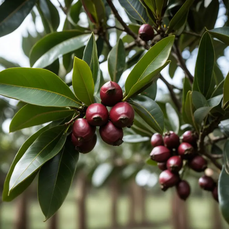 Syzygium aromaticum plant