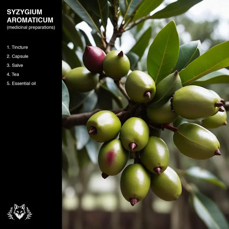 preparations of Syzygium aromaticum