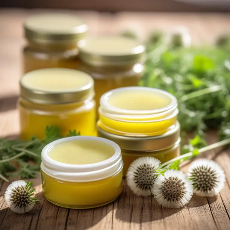 salve made with Taraxacum officinale