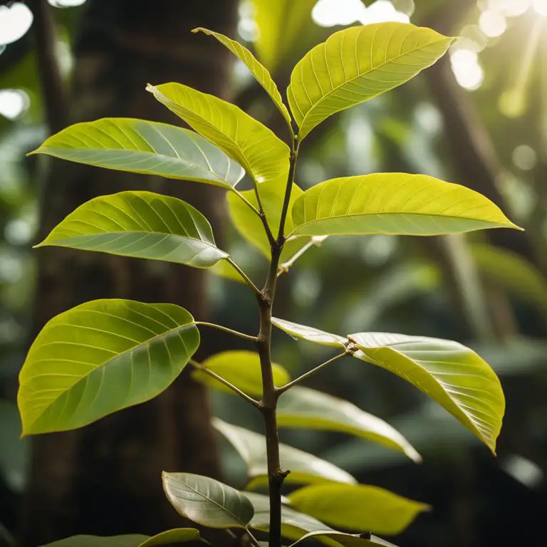 Terminalia arjuna plant